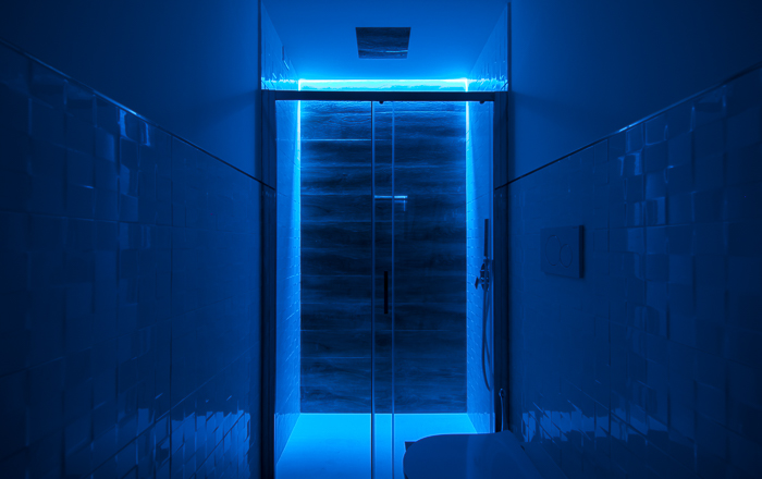 Casa Cristina - Bathroom with chromotherapy shower